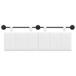 vidaXL Tête de lit suspendue Tissu