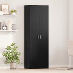 vidaXL Highboard Chêne Noir 60x35x180 cm Bois d'Ingénierie
