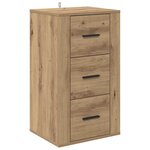vidaXL Buffet Chêne artisanal 40 x 33 x 70 cm Bois d'ingénierie