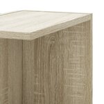 vidaXL Étagère d'angle murale chêne sonoma bois d'ingénierie