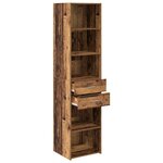vidaXL Haut Armoire Bois Ancien 45 x 42 5 x 185 cm Bois d'ingénierie