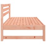 vidaXL Canapé central de jardin 120x80 cm bois massif douglas