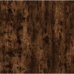 vidaXL Table basse Chêne fumé 60x44 5x45 cm Bois d'ingénierie