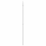vidaXL Tête de lit métal blanc 150 cm