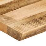 vidaXL Dessus de table bord vivant 60x40x3 8 cm bois de manguier brut