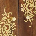 vidaXL Buffet Marron 60 x 33.5 x 75 cm Bois de manguier massif