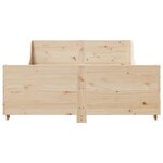 vidaXL Cadre de lit sans matelas 120x200 cm bois de pin massif