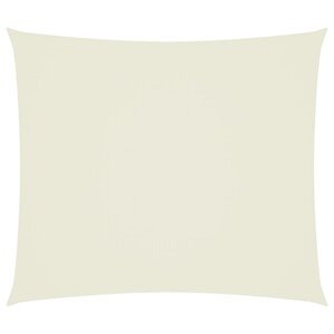vidaXL Voile de parasol tissu oxford rectangulaire 2 5x3 m crème