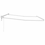 vidaXL Auvent Blanc 5 x 3 m Métal