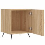 vidaXL Tables de chevet 2 Pièces chêne sonoma 40x40x50 cm bois ingénierie