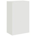 vidaXL Buffet blanc 67x39x107 cm acier