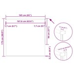 vidaXL Store enrouleur occultant rouge largeur du tissu 161 6 cm