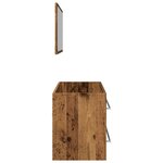 vidaXL Ensemble de meubles salle de bain 2 Pièces bois d'ingénierie