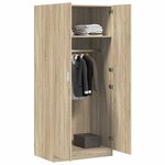 vidaXL Garde-robe Chêne sonoma 80x52x180 cm Bois d’ingénierie