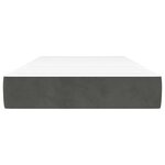vidaXL Matelas à ressorts ensachés pour enfants fermeté moyenne 80x160 cm velours