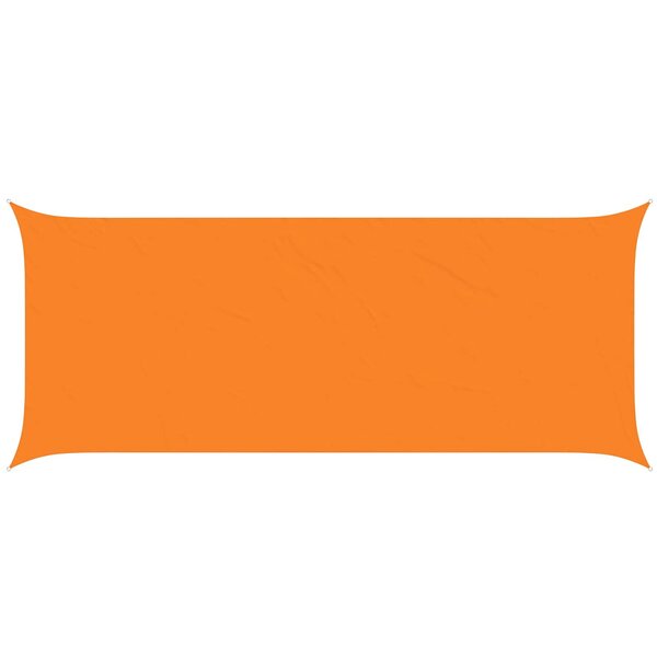 vidaXL Voile d'ombre Orange 6 x 2 5 m 100   polyester Oxford