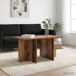 vidaXL Table basse Bois ancien 87 x 50 x 45 cm Bois d’ingénierie