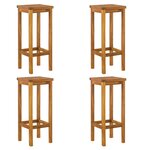 vidaXL Ensemble de bar de jardin 5 Pièces bois d'acacia solide