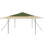 vidaXL Tente à auvent pop-up Vert 400 x 400 cm tissu