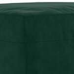 vidaXL Banc Vert foncé 100x35x41 cm Velours