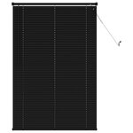 vidaXL Store Vénitien Réglable Noir 150 x 70 cm PVC