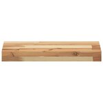 vidaXL Étagères flottantes 2 Pièces 60x20x4 cm acacia massif à l'huile