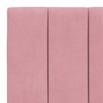 vidaXL Cadre de lit sans matelas rose 90x190 cm velours