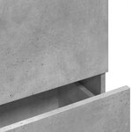 vidaXL Armoire d'évier gris béton 78x37x59 cm Bois d'ingénierie