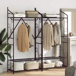 vidaXL Armoire Ouverte Uni 2 Pièces 78 x 36 x 158 cm