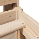 vidaXL Cadre de lit sans matelas 135x190 cm bois de pin massif