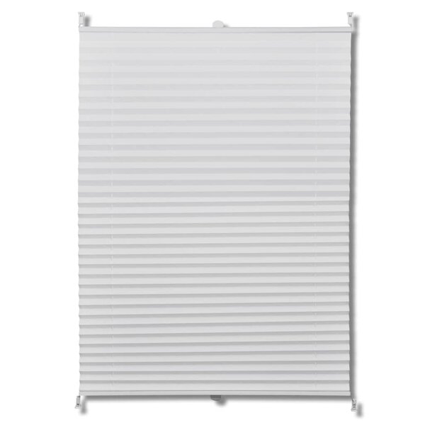 vidaXL Store plissé 60x200 cm Blanc