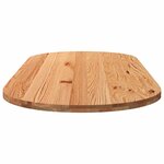 vidaXL Dessus de table 240x100x4 cm bois de chêne massif ovale