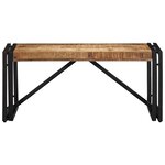 vidaXL Table basse 80x40x35 cm bois de manguier massif brut
