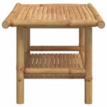 vidaXL Table basse 70x40x35 cm bambou