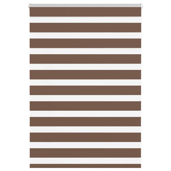 vidaXL Store zèbre marron 100x100 cm largeur du tissu 95 9cm polyester