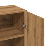 vidaXL Buffet chêne artisanal 70x34x90 cm bois d'ingénierie
