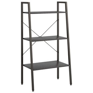 vidaXL Étagère sur pied 3 niveaux Noir 56x35x108 cm