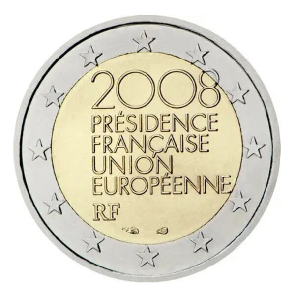 2 euros commémorative France 2008 - Présidence.