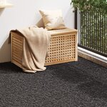 Gazon synthétique vidaXL Noir 1x5 m 40 mm