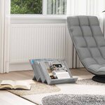 vidaXL Étagère à magazines avec étagère Gris Sonoma 53 x 40 x 28 5 cm