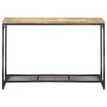 vidaXL Table console 110x35x75 cm Bois de manguier massif
