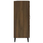 vidaXL Buffet Chêne marron 69 5x34x90 cm Bois d'ingénierie