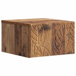 vidaXL Cabinet de chevet mural Bois ancien 49 x 34 5 x 20 cm