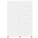vidaXL Buffets 2 Pièces blanc 60x31x84 cm bois d'ingénierie
