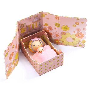 Djeco DJ06963 - Rose Tinyroom - figurines Tinyly