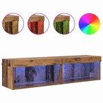 vidaXL Meubles TV 2 Pièces Bois Ancien 60 x 30 x 30 cm Bois d'ingénierie