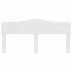 vidaXL Tête de lit avec tête de lit Blanc 180 cm Bois d'ingénierie