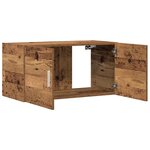 vidaXL Meuble mural vieux bois 80x39x40 cm bois d'ingénierie