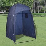 vidaXL Tente de douche/WC/dressing Bleu