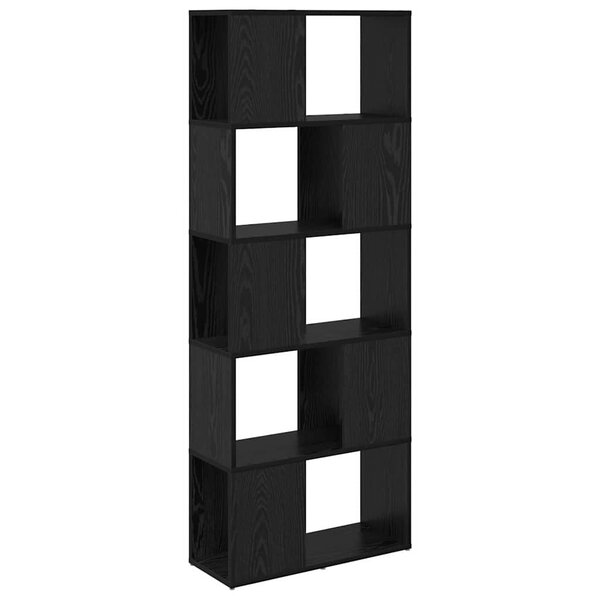 vidaXL Centre de divertissement Noir 60 x 24 x 155 cm